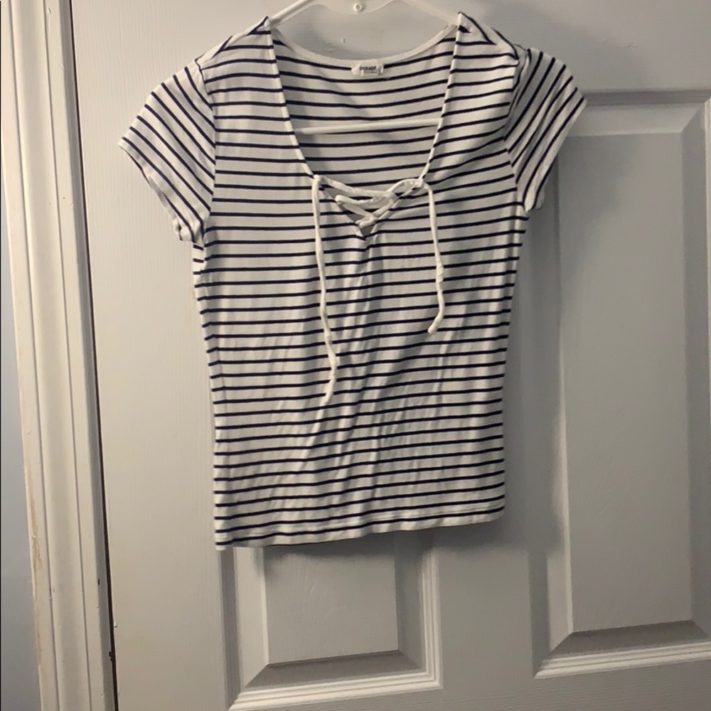 Striped fitted shirt